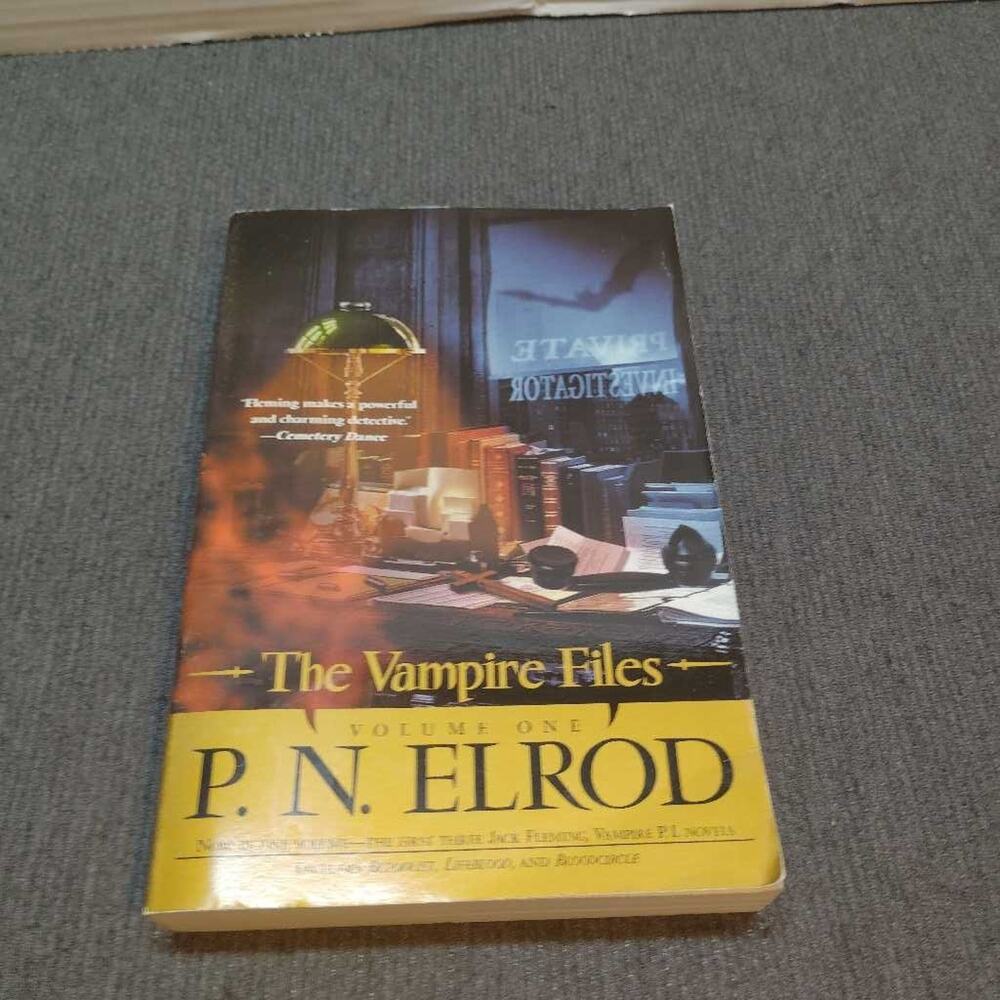 P N Elrod The Vampire Files Volume One Paperback Vampire Mystery Fantasy